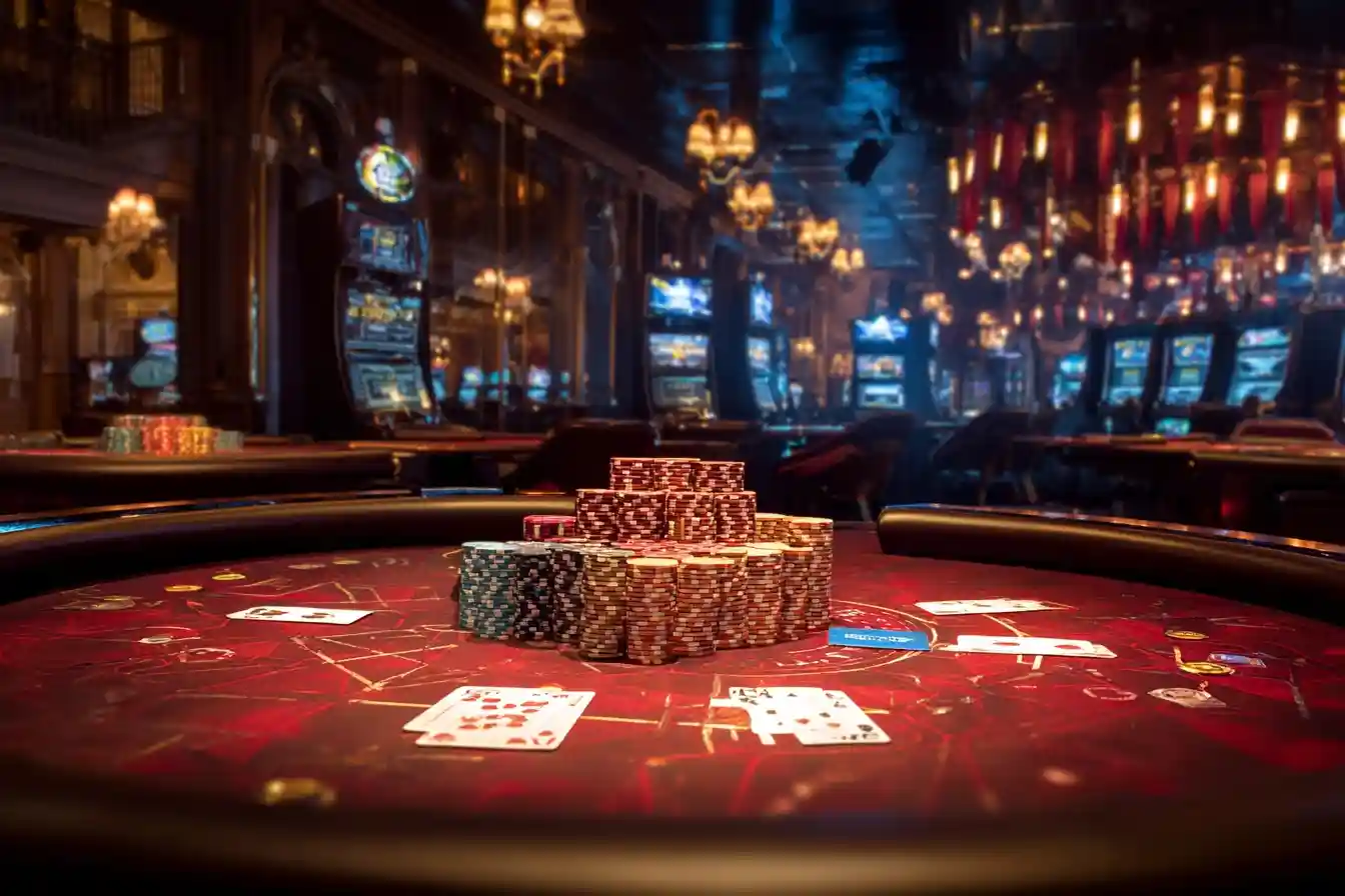 Casino mobile app interface